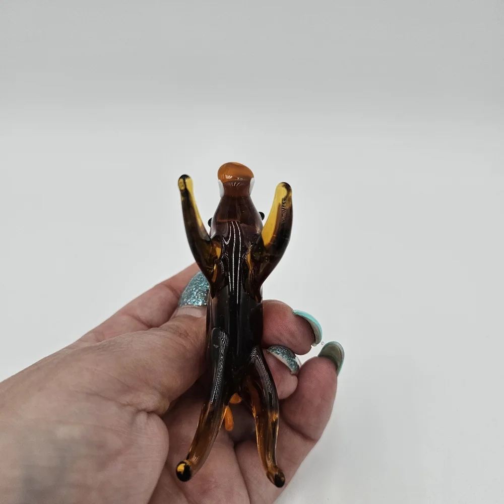 Handcrafted Glass Boar Figurine